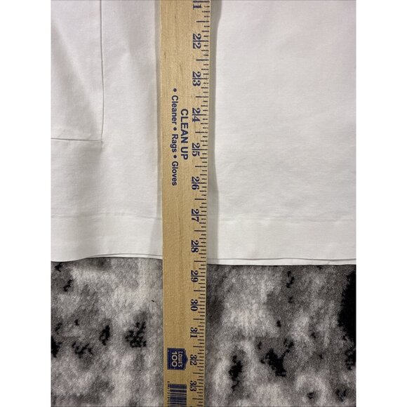 Calvin Klein Collection Skirt Womens Size 12 White Vintage Made In Italy Zip - Picture 7 of 12